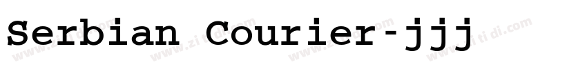 Serbian Courier字体转换